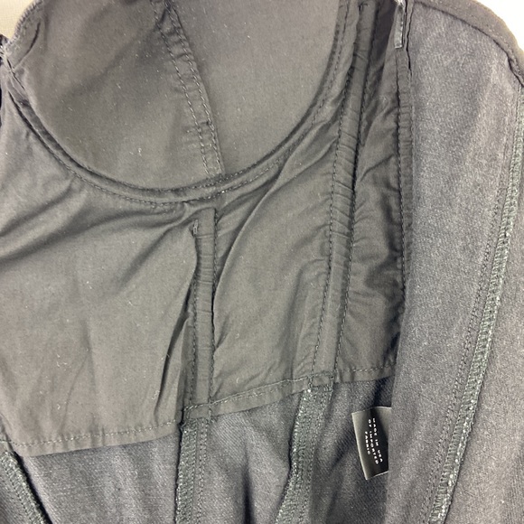 GRLFRND Marilyn Black Denim Bustier in Up All Night - Picture 6 of 7